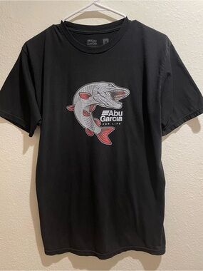 Abu Garcia "For Life" Revo Beast Predator Fish Graphic Tee - Men's M